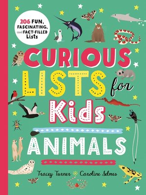 cover image of Curious Lists for Kids – Animals